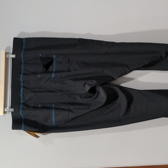 Carhartt Women's Knit Waist Straight Leg Cargo Scrub Pant Size 3XL Black - Picture 10 of 11